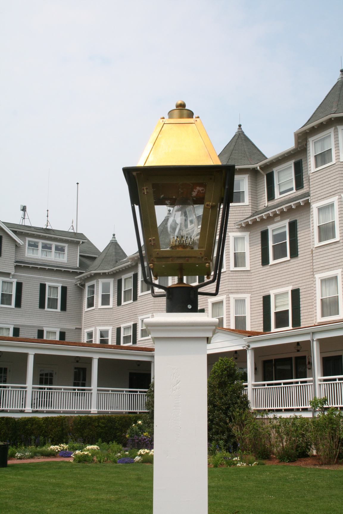 Lamplighter Corner of Martha's Vineyard Hand crafted copper and brass